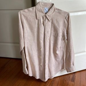 Brooks Brothers Long Sleeve Linen button down